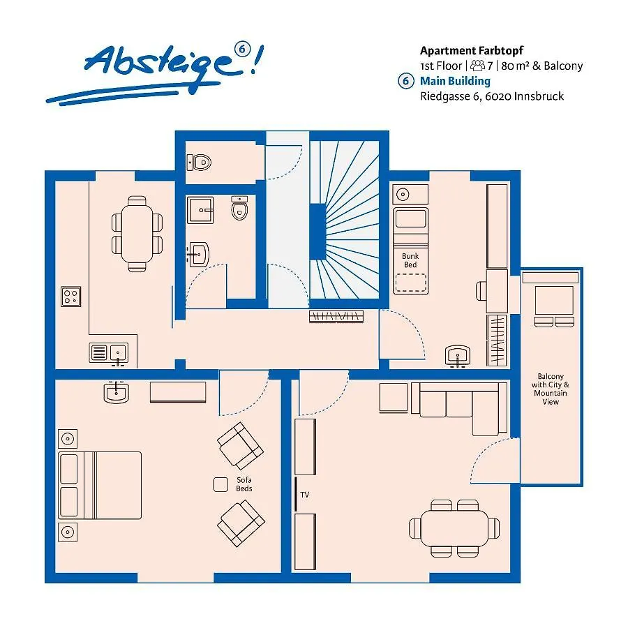 Apartment Absteige Innsbruck- Zentrale Ferienapartments Austria